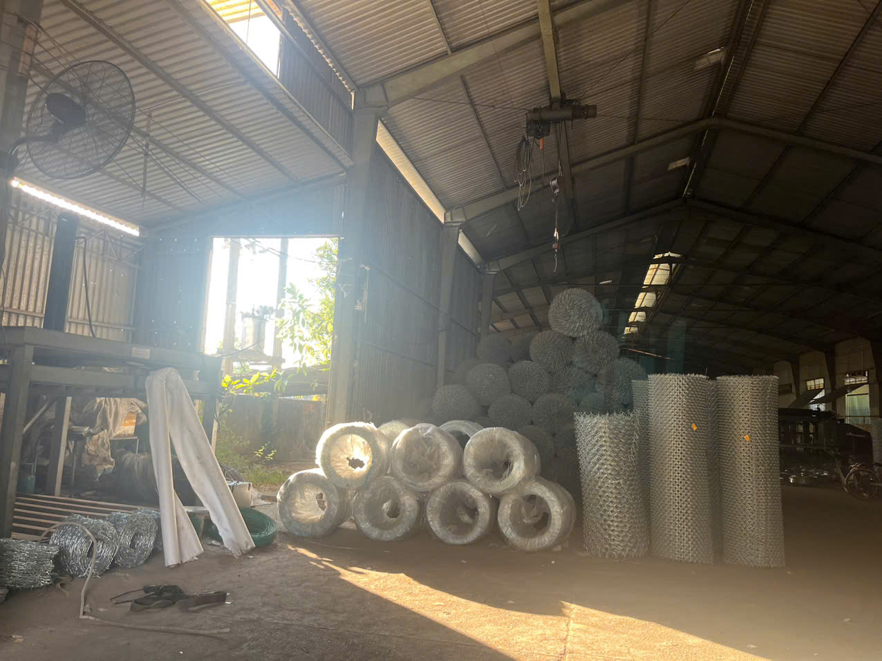 Công trình lưới thép hàn cho xưởng cơ khí tại Cẩm Lệ Đà Nẵng